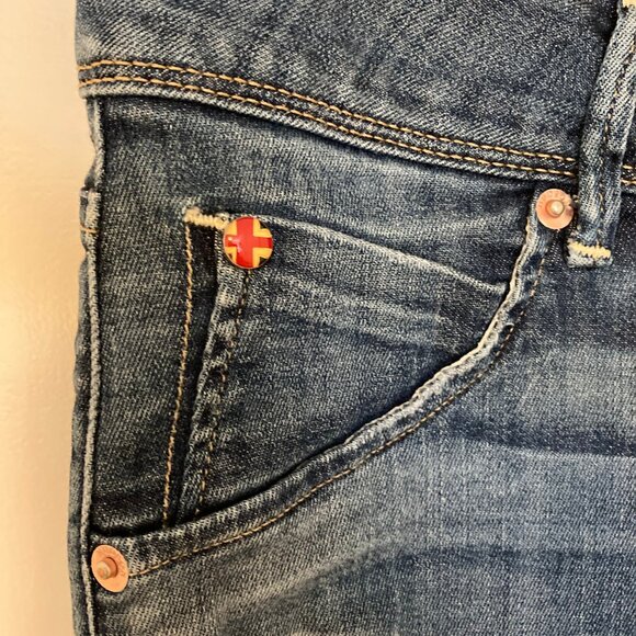 Women's Blue Distressed Jeans - Picture 11 of 16